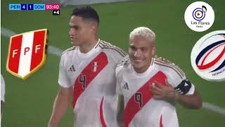 🔥PERÚ 4-1 REPUBLICA DOMINICANA | AMISTOSO | RESUMEN- NARRACIÓN PERUANA🇵🇪