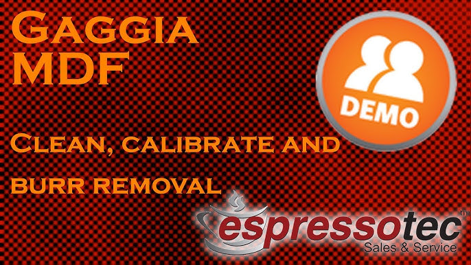 Gaggia MDF Coffee Grinder – Whole Latte Love