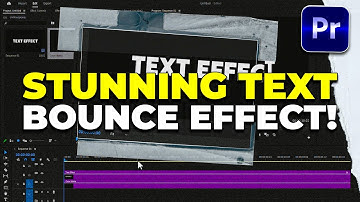 Master the Stretching Text & Bounce Effect in Premiere Pro | Step-by-Step Tutorial