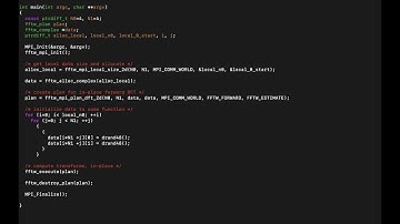 How to Write Parallel FFTW code in c?