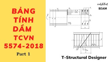 [Release calsheet] - GIỚI THIỆU BẢNG TÍNH TOÁN  DẦM THEO TCVN 5574 - 2018 P1 || T-SD