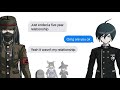 Danganronpa characters as text chats