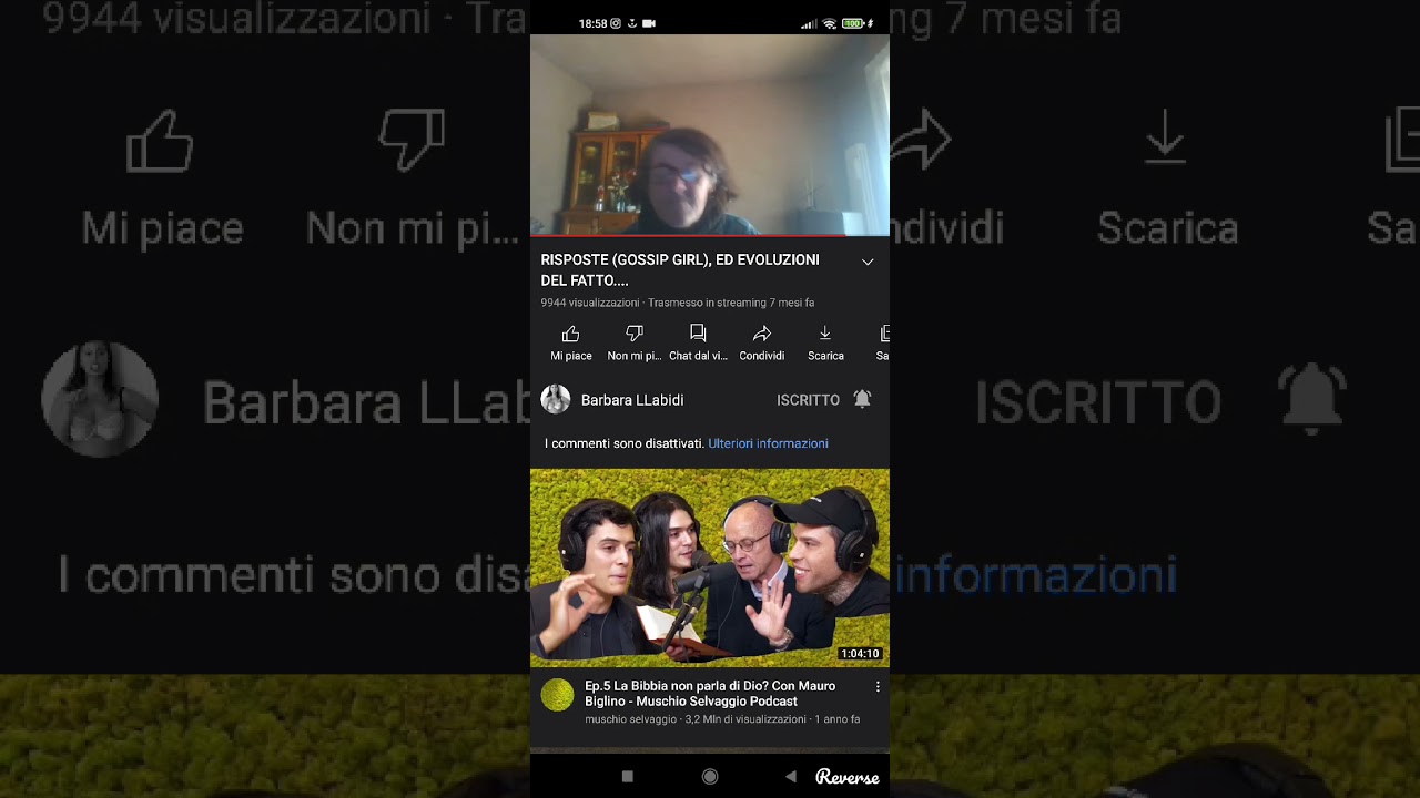 Barbara LLabidi manda a fanculo la chat ma in reverse - YouTube