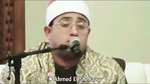 ففتحنا أبواب السماء بماء منهمر وفجرنا الأرض عيونا  - تلاوة نادرة - الشيخ محمود الشحات 💓