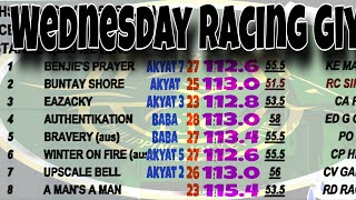 PJC Wednesday Racing Giya - ALAMiDTV | January 28, 2026 7 races 5:30pm starts. 
