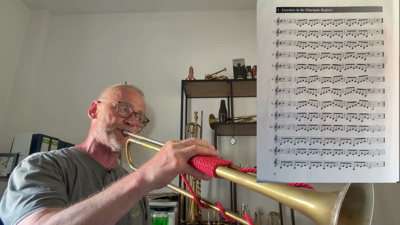 E-flat Fanfare Principal Exercise Page 12 Tarr Volume 1. How to