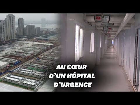 Coronavirus: l'intérieur de l'hôpital construit en 10 jours en Chine Coronavirus: l'intérieur de l'hôpital construit en 10 jours en Chine