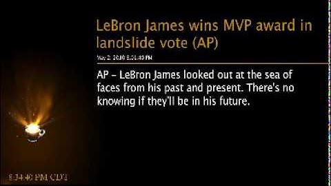 Cup of Joe RSS Screensaver for MAC OS X