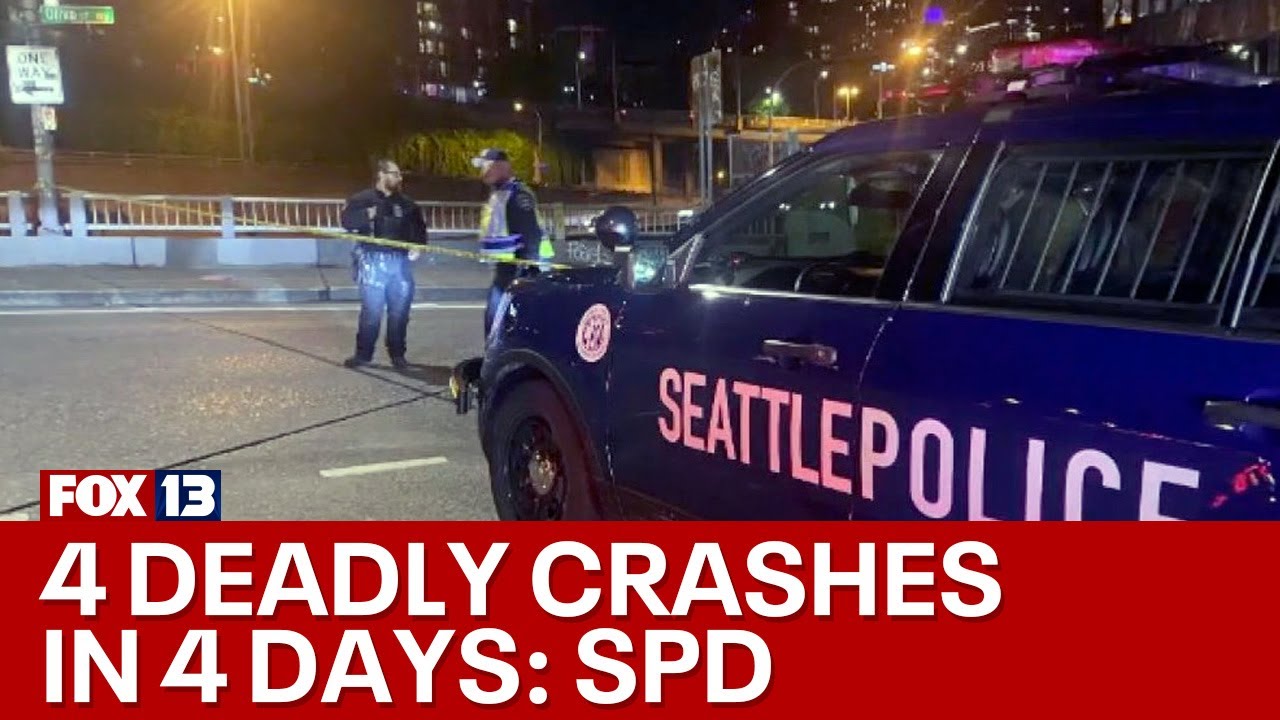 Seattle sees 4 deadly crashes in 4 days | FOX 13 Seattle - YouTube