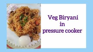 Vegetable Biryani in Tamil | Basmati rice Veg Biriyani in Pressure cooker