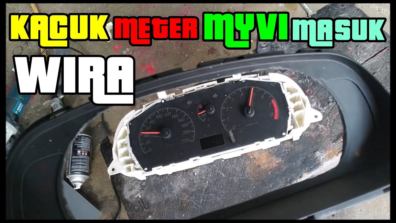 KACUK METER MYVI MASUK CASING METER WIRA  YouTube