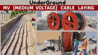 Underground MV (Medium Voltage) cable laying procedure. screenshot 4