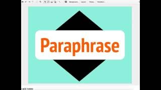 Paraphrase, Summary, and Quote Lesson