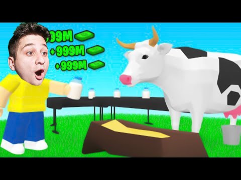 ძროხების ფერმა გავაკეთე Farm Factory Tycoon roblox ubralod noobi