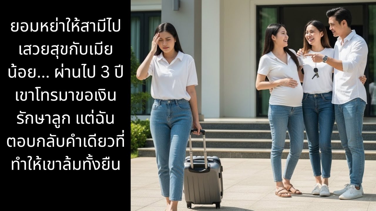 ยอมหย่าให้สามีไปสุขกับเมียน้อย…3ปีผ่านไปเขาโทรขอเงินรักษาลูก แต่คำตอบเดียวของฉันทำให้เขาทรุดทั้งยืน