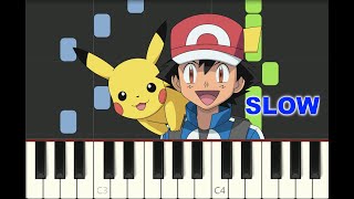 SLOW piano tutorial 