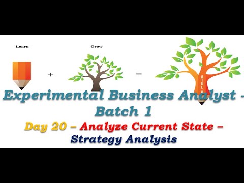 Batch 1| Day 20 || Analyze Current State || Strategy Analysis