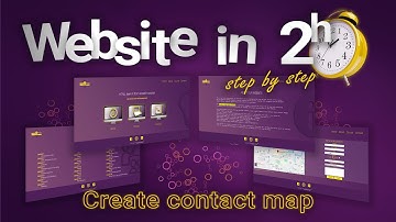 How to build a Website [Step-by-Step] 12: Create contact map