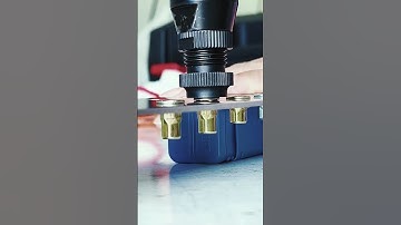 Semi-hexagonal rivet nut to prevent rotation, riveting effect show