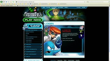 fusionfall error