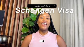 HOW TO APPLY FOR A SCHENGEN VISA AS A SOUTH AFRICAN- Live example