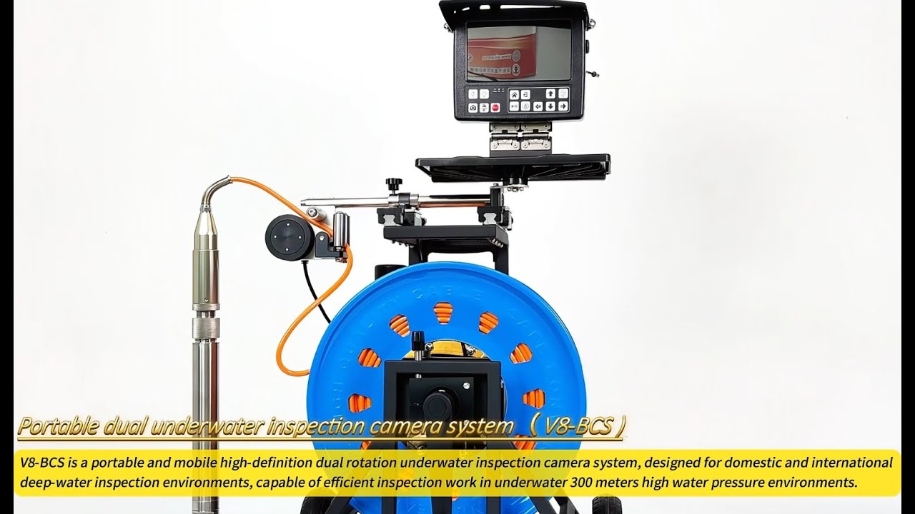 Portable dual underwater inspection camera system (V8-BCS)