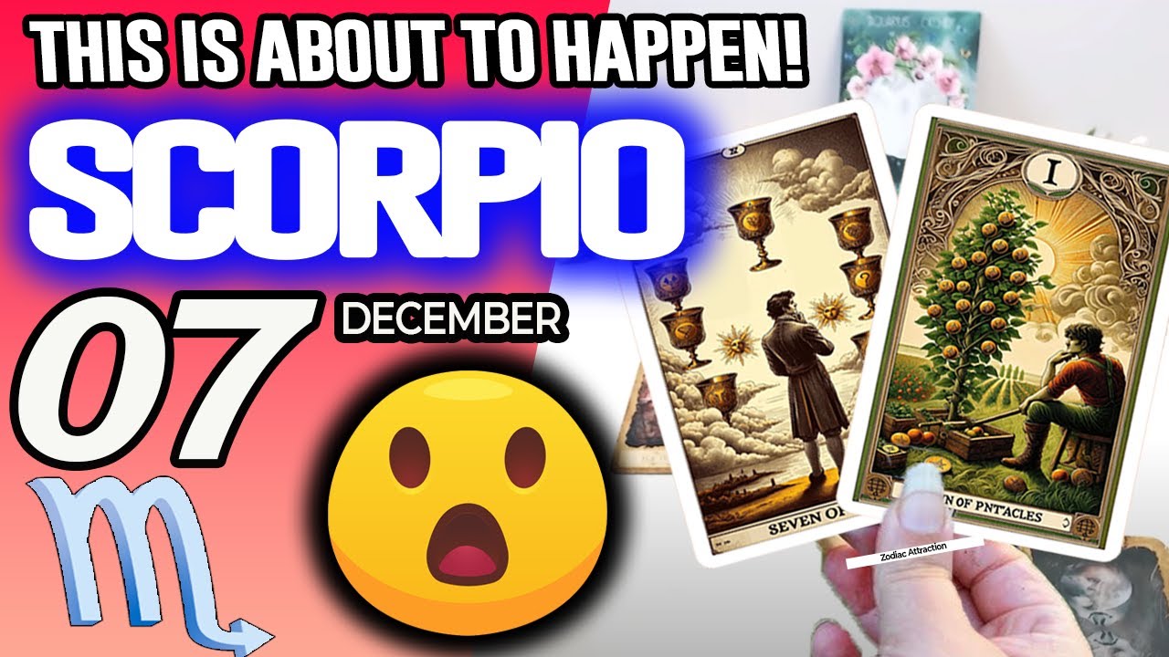 Scorpio ♏️😲THIS IS ABOUT TO HAPPEN!💖 horoscope for today DECEMBER 7 2025 ♏️ 