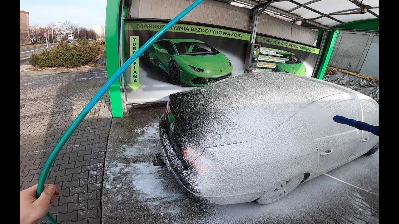 Jak myć samochód na myjni bezdotykowej Markus Żory YouTube