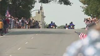 Marine's body returned to Indiana hometown with procession