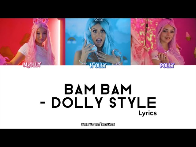 Bam Bam - Dolly Style | Color Coded Lyrics by DollyStyleXSunShine class=