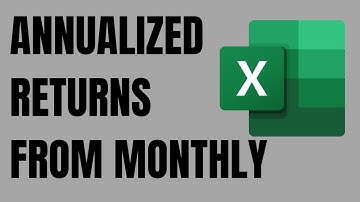 How to calculate annualized returns from monthly returns in Excel