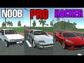 Noob vs pro vs hacker in car simulator 2  sport edition