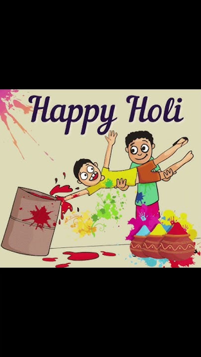 gulal in holi animated images