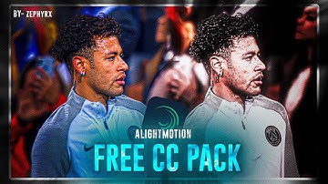 AE inspired Football CC PACK 🔥| Free CC Pack Alight Motion (2025)