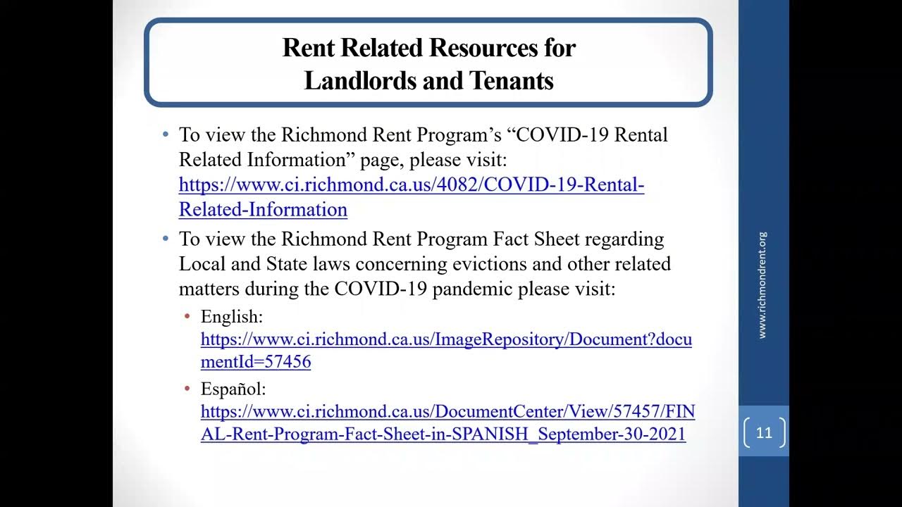 Rent Program Community inar Understanding Evictions in Richmond (2/17/2023) YouTube