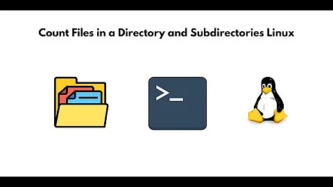 Count Files in a Directory and Subdirectories Linux