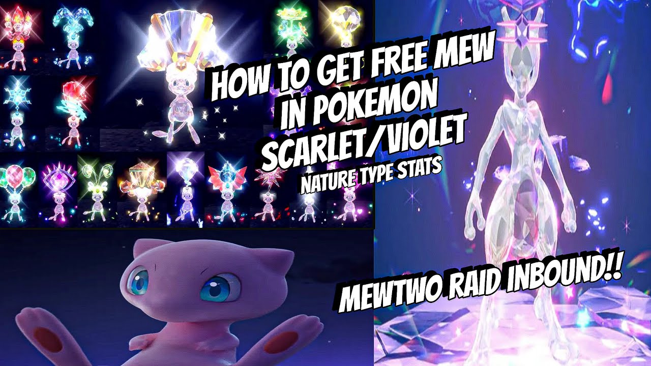 Pokémon Scarlet & Violet: How To Get Mew For Free