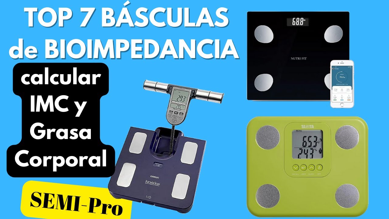 Mejores básculas de bioimpedancia: qué son y mejores precios