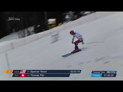 Thomas Pfyl | Switzerland | Slalom Standing | World Para Alpine Skiing World Cup | Zagreb 2019