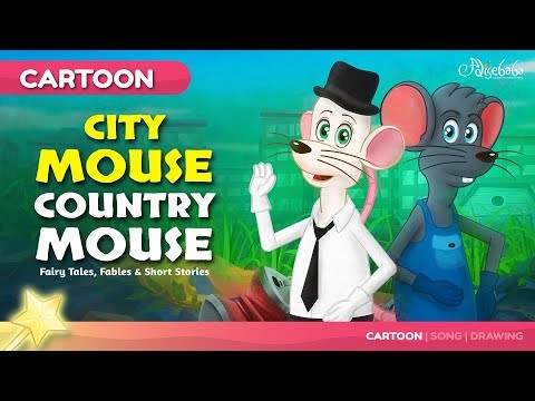 The City Mouse and the Country Mouse Fable and Bedtime Stories for Kids