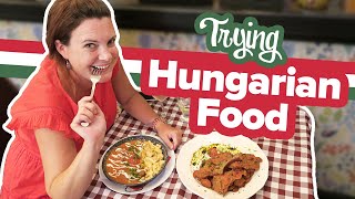 Hungarian Food Tour! 5 Must Try Dishes in Budapest!  First time trying food in Hungary.