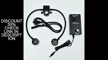 Universal Double Tube Adjustable LED Light Source Flashlight for Industrial Digital Video Stereo Mic