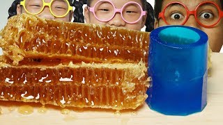 Honeycomb Mukbang TwinRoozi 쌍둥이루지 조안나 언니 Sister 먹방