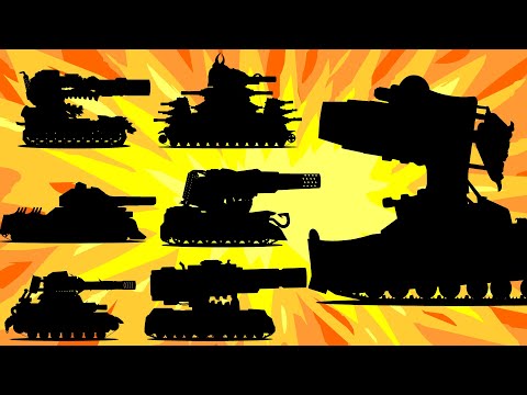 Видео: КТО БОЛЬШЕ? СТАЛЬНЫЕ МОНСТРЫ: КВ-44 vs  РАТТЕ vs ДОРА vs Карлзилла - Мультики про танки