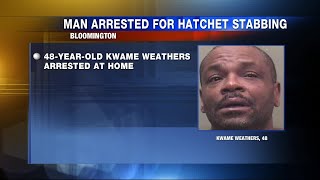 Police: Man sent to hospital after being struck by hatchet; suspect arrested