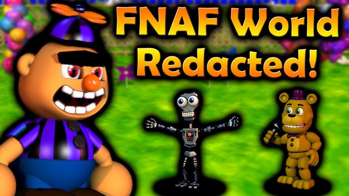 FNaF World Redacted - gameplay playthrough 