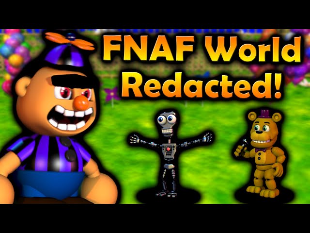  Fnaf world redacted secrets