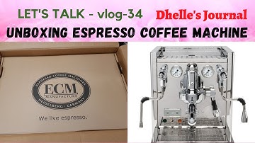UNBOXING the ECM Technika V Profi PID Espresso Machine/German Built by Italian Heritage/Coffee Lover