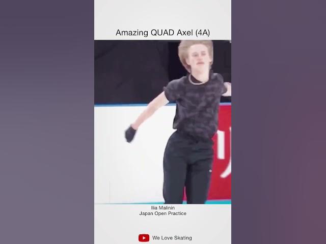 QUAD Axel (4A) at Japan Open 2022 Practice