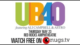 We're live with a free webcast of UB40 Featuring Ali Campbell and A...